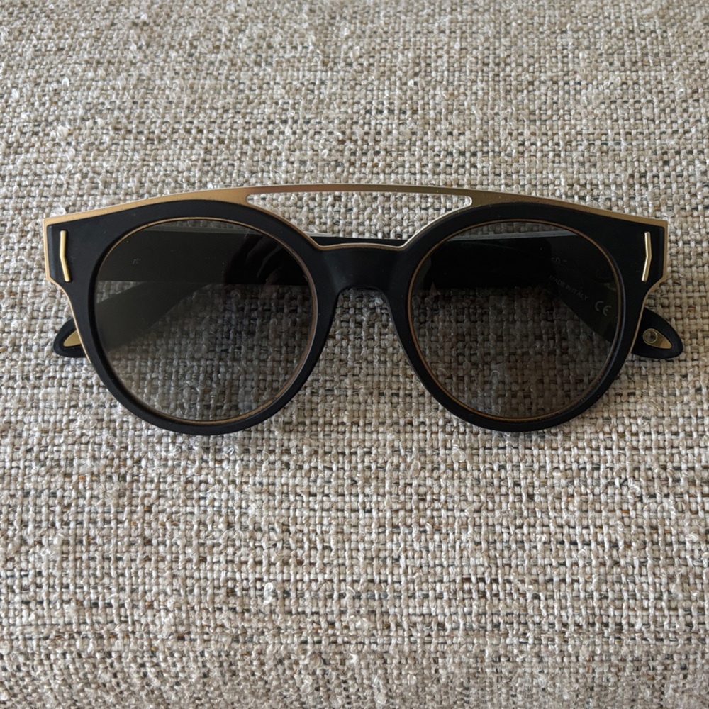 Givenchy Black and Gold Sunglasses
